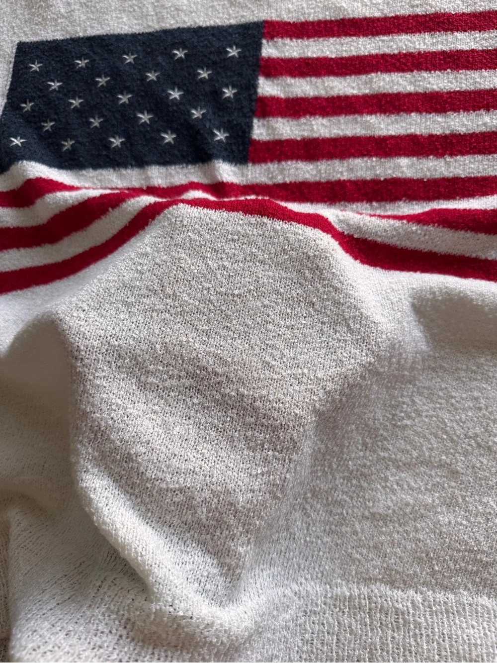 Show Me Your Mumu USA July American Flag Woodsy Summer Sweater Women’s medium - Picture 5 of 10